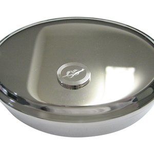 Cello Music Instrument Oval Trinket Jewelry Box